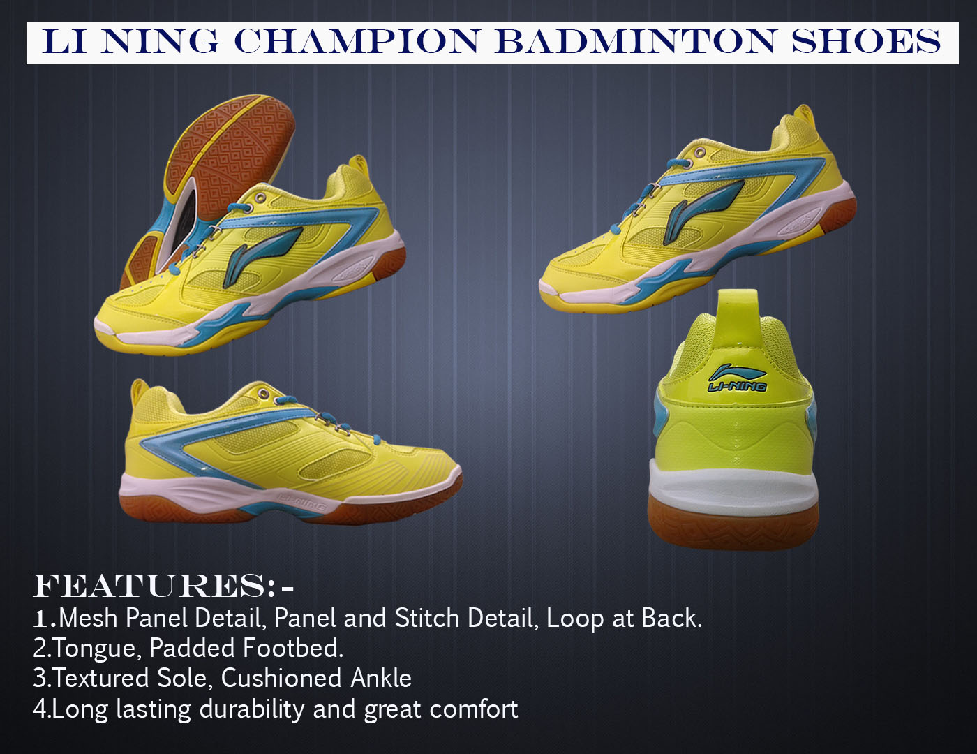 li ning champion badminton shoes review