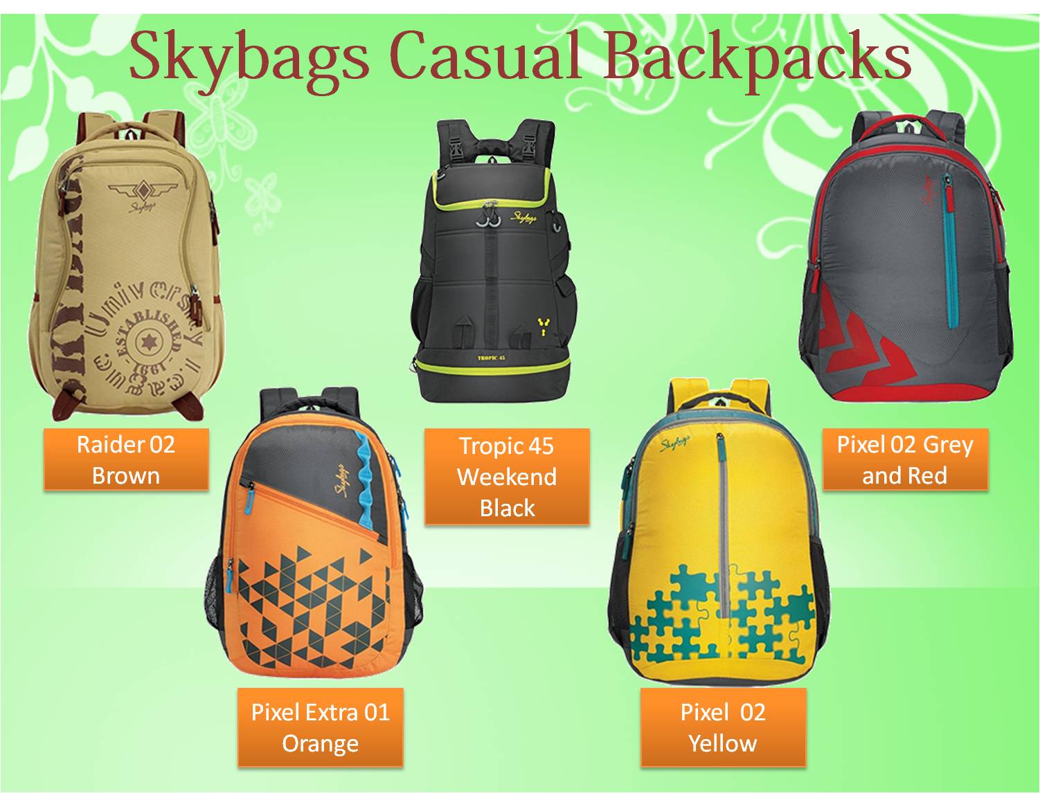 skybags tropic 45