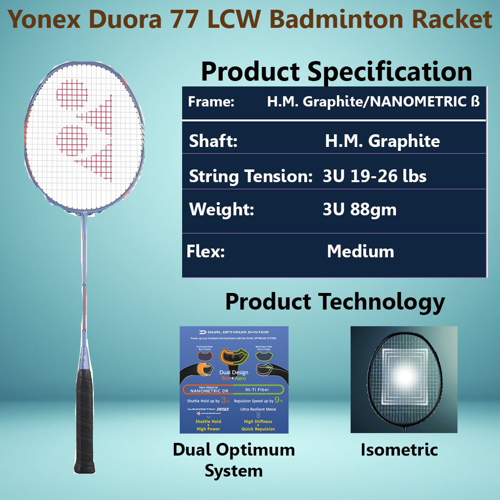Yonex Racquet Chart 2016