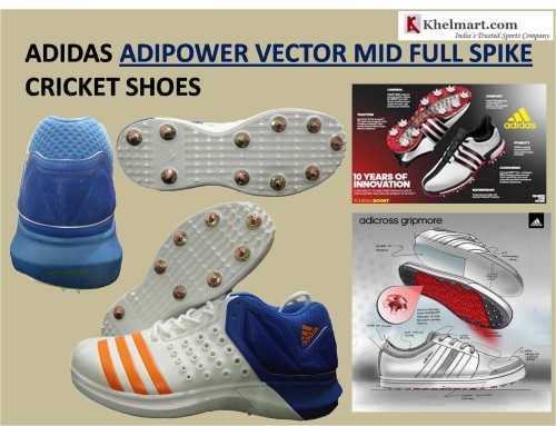 adidas vector mid cricket shoes 2018