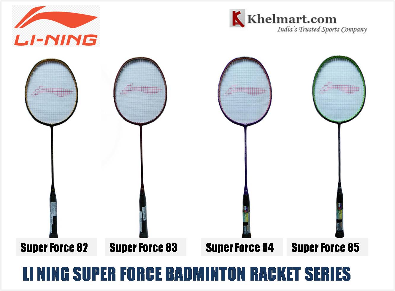 Li Ning Racquet Chart