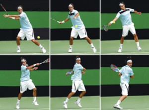Forehand Tennis Racket Shot - Khelmart.com