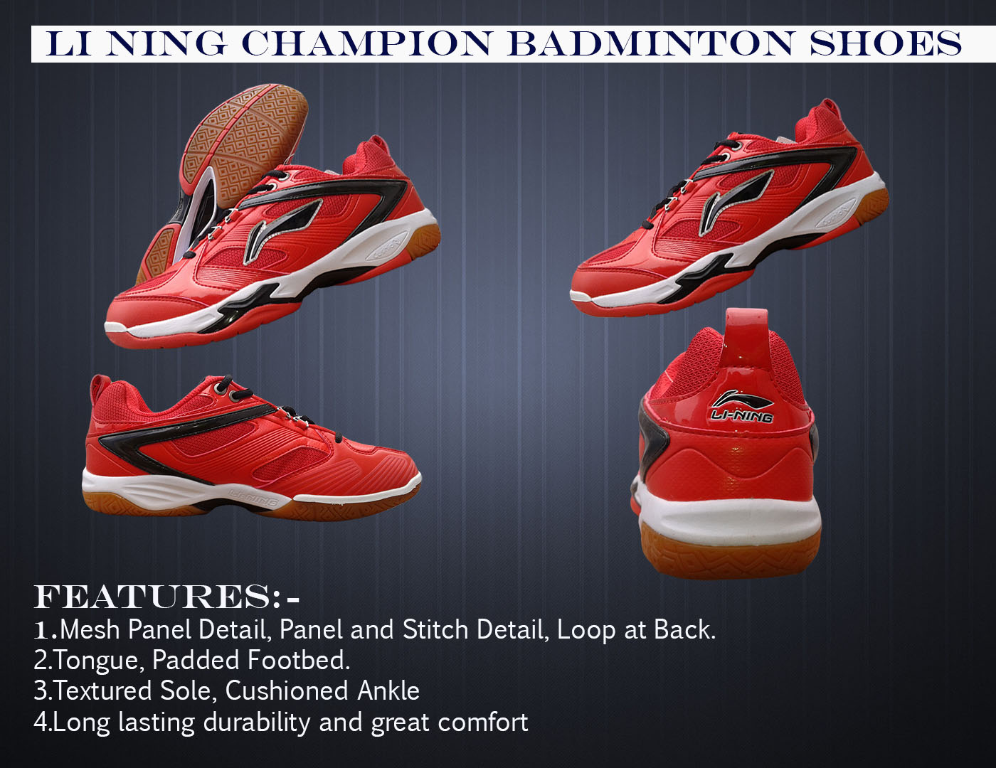 Best Li Ning Badminton Shoe . Li Ning Badminton footwear technology ...